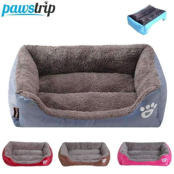 Planet Gates Green / S S-3XL 9 Colors Paw Pet Sofa Dog Beds Waterproof Bottom Soft Fleece Warm Cat Bed House Petshop Dropshipping cama perro