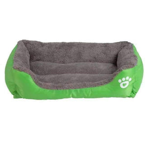 Planet Gates Green / S S-3XL 9 Colors Paw Pet Sofa Dog Beds Waterproof Bottom Soft Fleece Warm Cat Bed House Petshop Dropshipping cama perro