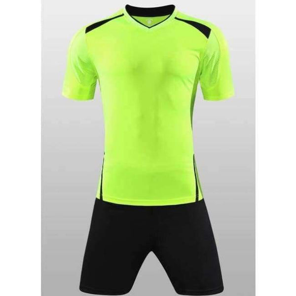 Planet Gates Green Short / Kid XS Long-Sleeved Soccer Suits Men's Version Of Adult Children's Football Training Clothing Breathable Comfortable ZQF45