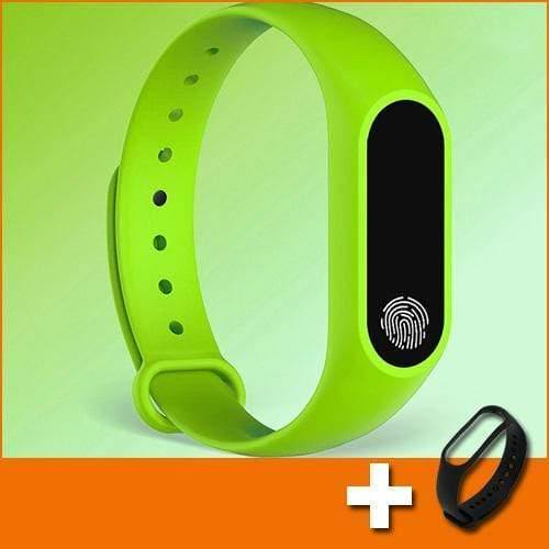 Planet Gates green Smart Watch Children Watches Kids For Girls Boys Wrist Clock Electronic LED Digital Child Wristwatch With Another Strap