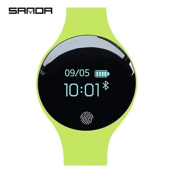 Planet Gates green Smart Watch Kids 3D Touch Screen Digital Led Sport Watch Silicone Child Wrist Clock Relogio Masculino