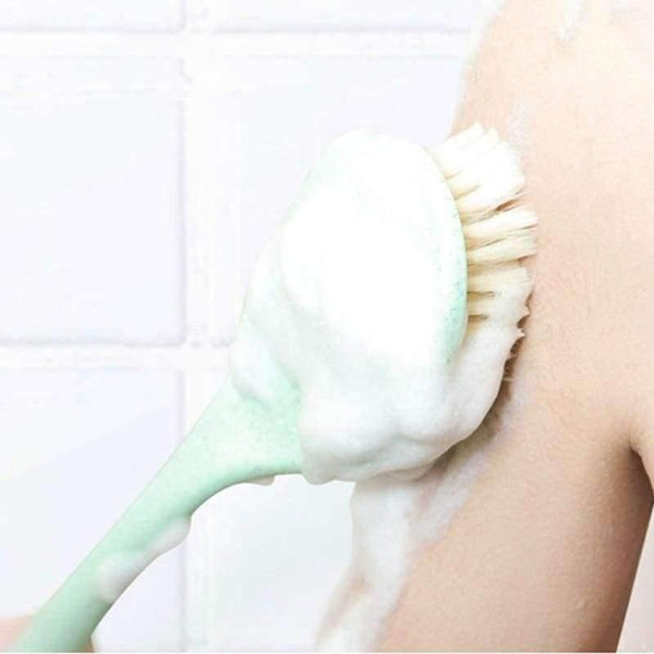 Planet Gates Green Soft Bristle Bath Brushes Skin Massage Shower Rub Back Sponges Scrubbers Bathroom Accessories Supplies Products