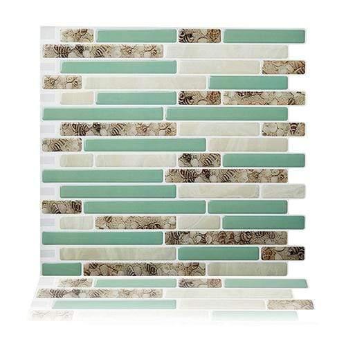 Kitchen Bathroom 3D Waterproof Self Adhesive Mosaic Wall Decal Cabinet Sticker Peel and Stick Backsplash Vinyl Tiles