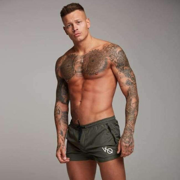 Planet Gates Green swim shorts / M Mens Sexy Swimsuit Swimwear Men Swimming Shorts Men Briefs Beach Shorts Sports Suits Surf Board Shorts Men Swim Trunks