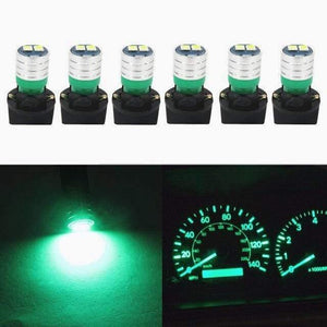 Planet Gates Green T10 Led Interior Lights Car Gauge Dashboard Dash Light Instrument Cluster Panel W5W 194 Bulb Twist Socket PC195 PC194 PC168
