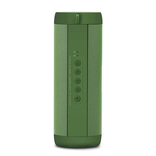 Planet Gates green T2 Wireless Bluetooth Speakers Best Waterproof Portable Outdoor Loudspeaker Mini Column Box Speaker Design For IPhone Xiaomi