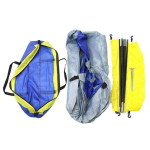 Planet Gates green Two Person Beach Tent UV-resistant Outdoor Camping Tent Beach Kit Single Layer Fishing Tent with Carry Bag for Hiking Traveling