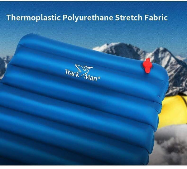 Planet Gates Green Ultralight outdoor sleeping pad moisture proof inflatable air mat with TPU flim camping air tube bed