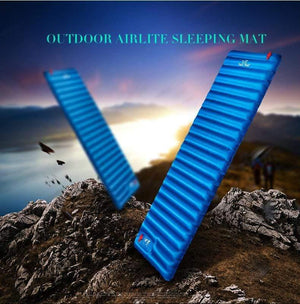 Planet Gates Green Ultralight outdoor sleeping pad moisture proof inflatable air mat with TPU flim camping air tube bed