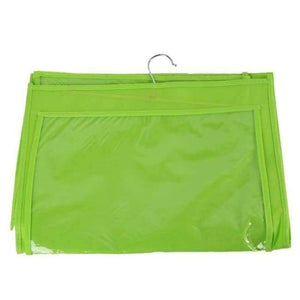 Planet Gates Green Urijk 6 Pockets Hanging Storage Bag Purse Handbag Tote Bag Shoes Storage Organizer Rack Hanger Storage Accessories Drop Shipping