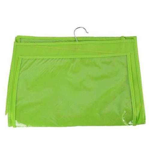 Planet Gates Green Urijk 6 Pockets Hanging Storage Bag Purse Handbag Tote Bag Shoes Storage Organizer Rack Hanger Storage Accessories Drop Shipping