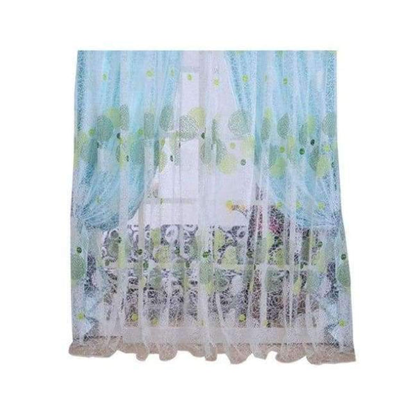 Planet Gates Green Urijk Bird Nest Offset Yarn Finished Curtains Balcony Window For Living Room Bedroom  Boutique Voile Drapes Mosquito Net