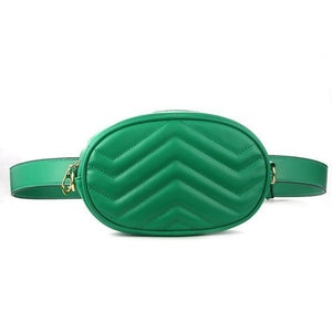 Planet Gates Green Waist Bag Women Waist fanny Packs belt bag luxury brand bags for women 2019 new fashion high quality corduroy waist bag