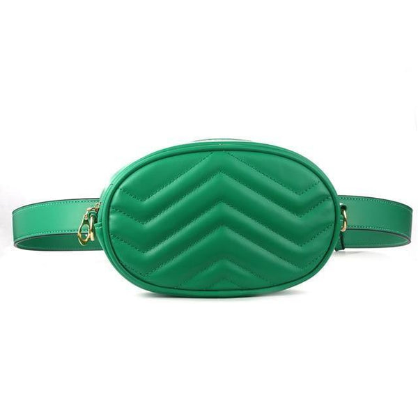 Planet Gates Green Waist Bag Women Waist fanny Packs belt bag luxury brand bags for women 2019 new fashion high quality corduroy waist bag