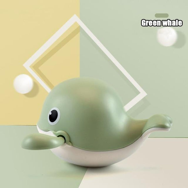 Planet Gates Green whale Baby Bath Toys Animal Cute Cartoon Tortoise Crab Classic Baby Water Toy Infant Swim Chain Clockwork Toy For Kid 2021 Newest