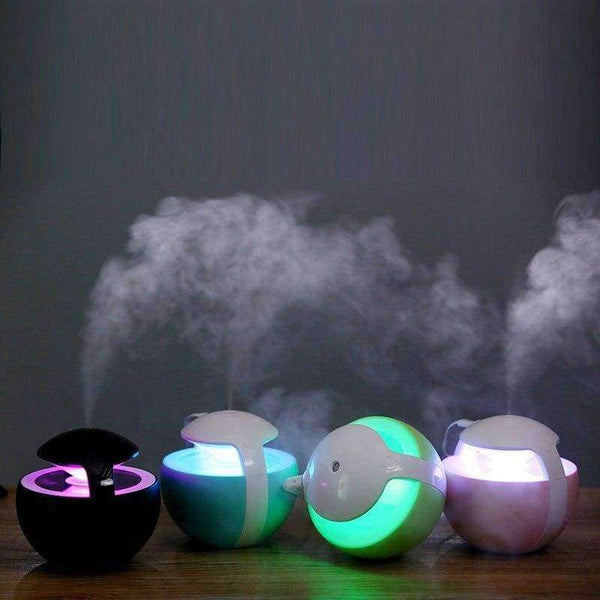 Planet Gates Green Wizard Air Humidifier Ultrasonic Humidifiers for Car Mist Maker Aromatherapy Diffuser with Aroma Lamp Household Appliances 450ML