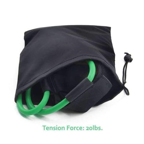 Planet Gates Green Women Booty Butt Resistance Band Pedal Exerciser Fitness Belt Build Lift Glutes & Lower Body Muscles Shape System 20-40lbs