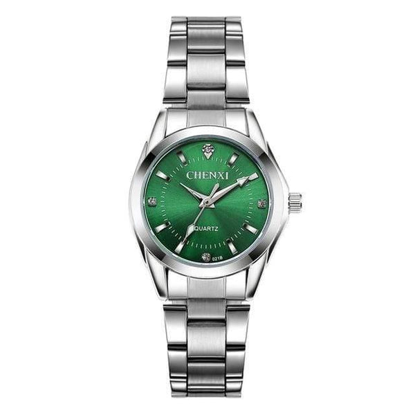 Planet Gates Green Women Colorful Dial Reloj Mujer Concise Girl Wrist Watches Female Quartz Watches Ladies Rhinestone Clocks Watch