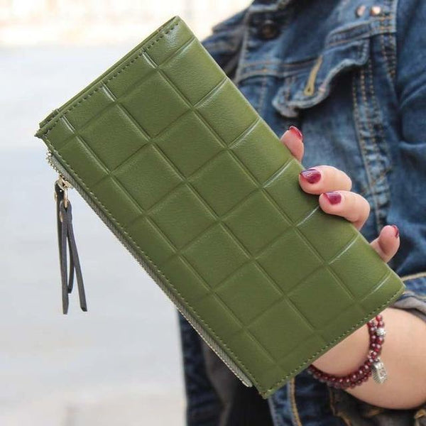 Planet Gates Green Women Wallet Clutch Women's Purse Best Phone Wallet Female Case Phone Pocket Carteira Femme