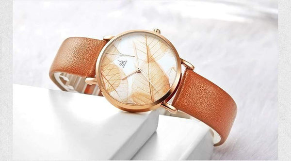 Planet Gates Green Women Watch Green Dial Slim Leather Strap Quartz Wristwatches Simple Design Ultra Thin Case Zegarek Damski