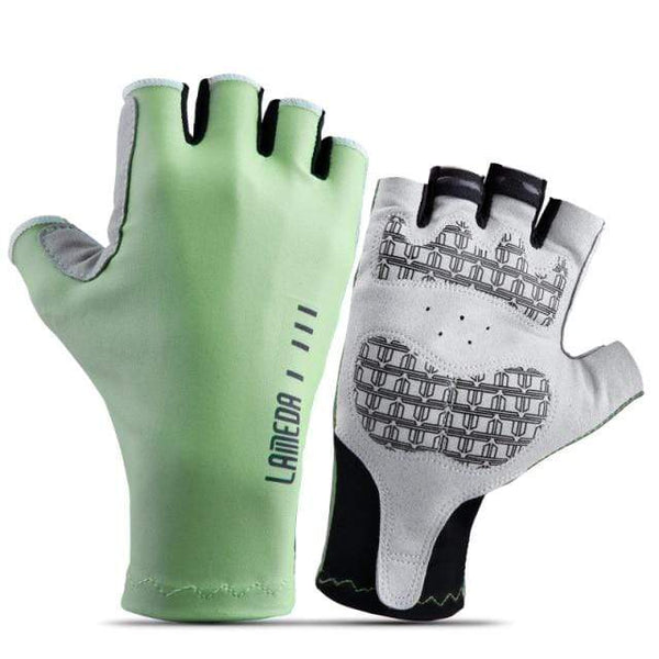 Planet Gates green / XL Summer cycling gloves half finger men and women road bike mountain bike bicycle mtb riding bike gloves