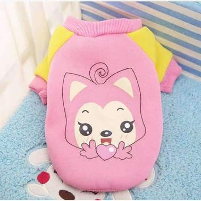 Planet Gates Fashion Autumn And Winter Dog Clothes For Small Dogs Chihuahua Coat For Cat Dog Warm Coat Soft Cotton Pet Clothing XS-XXL