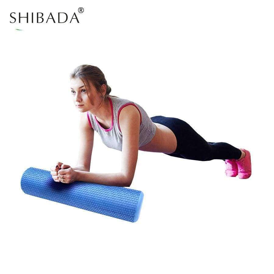 Planet Gates Green Yoga Blocks Gym Exercise Fitness Equipment Yoga Foam Roller Massage Shaft Muscle Relax Rollers Fitness Body Building