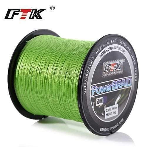 Planet Gates green500M / 0.4 Braided Line Fishing cord  8-60LB 0.1-0.4mm 4 Strand  Multifilament Fishing PE Braided Wire 500M Fishing line