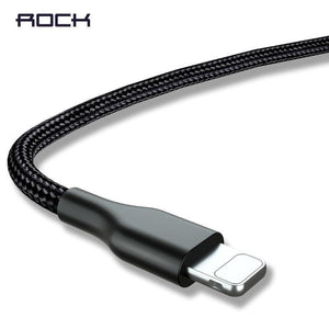 Planet Gates Grey / 0.25m ROCK USB Cable For iPhone 5 5S 6 6S 7 8 Plus XS MAX XR X USB Charging Data Sync Cable For iPad iOS Mobile Phone Charger Cord