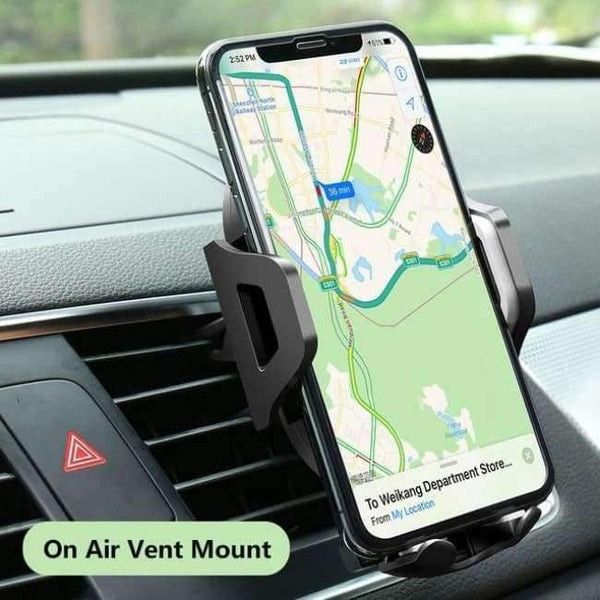 Planet Gates Grey 1 Windshield Mount Gravity Sucker Car Phone Holder Air Vent Car Holder For iPhone X XS Max XR 7 8 Holder For Phone In Car