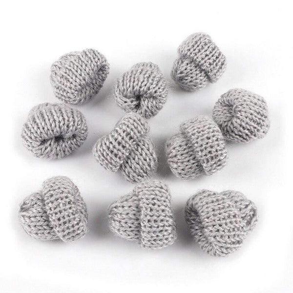 Planet Gates Grey 10pcs Sewing Mini Soft Hat For Garment Decoration Kid's Doll Hat Children Hair Accessories DIY Art Craft Material