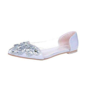 Planet Gates Grey 2 / 4 ANOVISHANA women Ballet flats shoes women Rhinstone ballerina flats women flats shoes luxury shoes Crystal wedding shoes D401