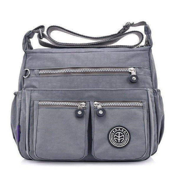 Planet Gates grey / 29x22x12cm Waterproof Nylon Women Messenger Bags Carteira Vintage Hobos Ladies Handbag Female Crossbody Bags Shoulder Bags
