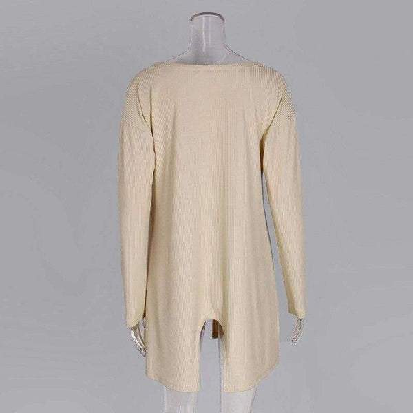 Planet Gates Grey / 4XL T-shirts Casual Knitted Sweater Pullover Long Sleeve Women Tops Sexy V Neck T-shirts Femme Tee Shirts WS3536E