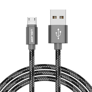 Planet Gates Grey / 50cm USLION USB Cable for Samsung Xiaomi for SONY Huawei Tablet Android Micro USB Phone Charging Cord Data Fast Charger Cable Adapter