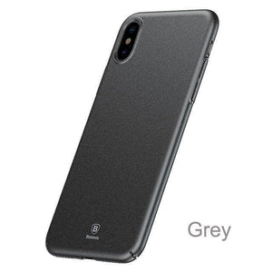 Planet Gates Grey Baseus Ultra Thin Hard Plastic Case For iPhone X Luxury Retro Rocky Pattern Case for iPhone X Coque Funda