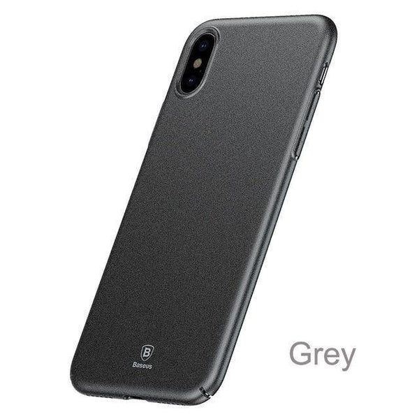 Planet Gates Grey Baseus Ultra Thin Hard Plastic Case For iPhone X Luxury Retro Rocky Pattern Case for iPhone X Coque Funda