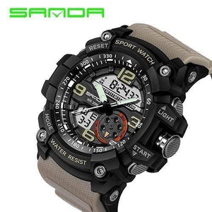 Planet Gates grey black Men's Watches Top Brand Luxury Military Quartz Watch Men Waterproof S Shock Wristwatches relogio masculino