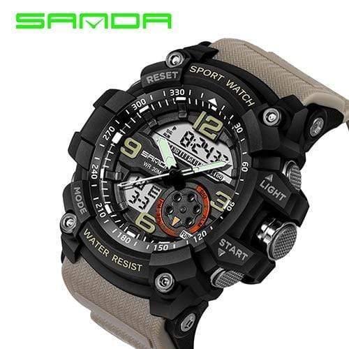Planet Gates grey black Men's Watches Top Brand Luxury Military Quartz Watch Men Waterproof S Shock Wristwatches relogio masculino