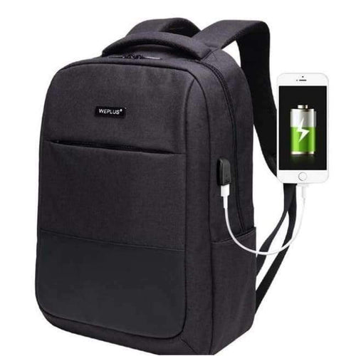 Planet Gates grey black Multifunction computer USB charging 15.6 inch Laptop Backpack men School Bag Large Capacity Casual Style Water Resistant bags