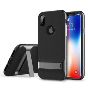 Planet Gates Grey Case for iPhone X Slim Luxury Brand Phone Case PC+Silicone Phone Sleek Anti-Knock Back Cover for iPhoneX 5.8" Shell