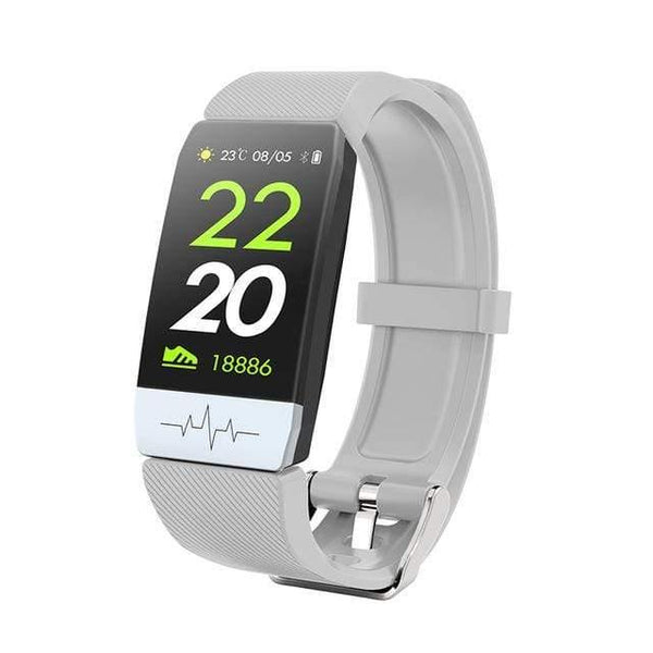 Planet Gates grey / China Smart Watch Q1S ECG+PPG Waterproof Bluetooth Fitness Watch Call Reminder Alarm Clock Smartwatch for Running Climbing