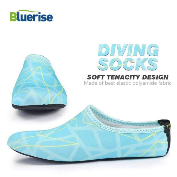 Planet Gates Grey / China / XS Water Sports Diving Socks Snorkeling Socks Shoes Anti-slip Neoprene Swim Fins Surf Scuba Boot Nor-scratch Shoes For Swimming