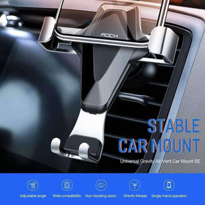 Planet Gates Grey Gravity Car Phone Holder For iPhone X XS MAX 8 7 6 Plus Samsung Xiaomi Mobile Phone Holder GPS Air Vent In Car Mount Stand