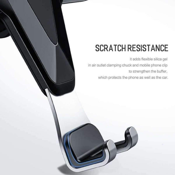Planet Gates Grey Gravity Car Phone Holder For iPhone X XS MAX 8 7 6 Plus Samsung Xiaomi Mobile Phone Holder GPS Air Vent In Car Mount Stand