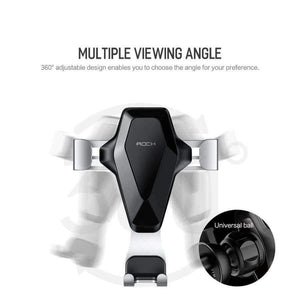 Planet Gates Grey Gravity Car Phone Holder For iPhone X XS MAX 8 7 6 Plus Samsung Xiaomi Mobile Phone Holder GPS Air Vent In Car Mount Stand