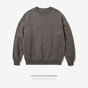 Planet Gates Grey green / L INFLATION 2017 Winter Mens Hip Hop Solid Color  Hoodies Velvet Fabrics Sweatshirts 12 Solid Color  Winter Men Sweatshirts 166W17