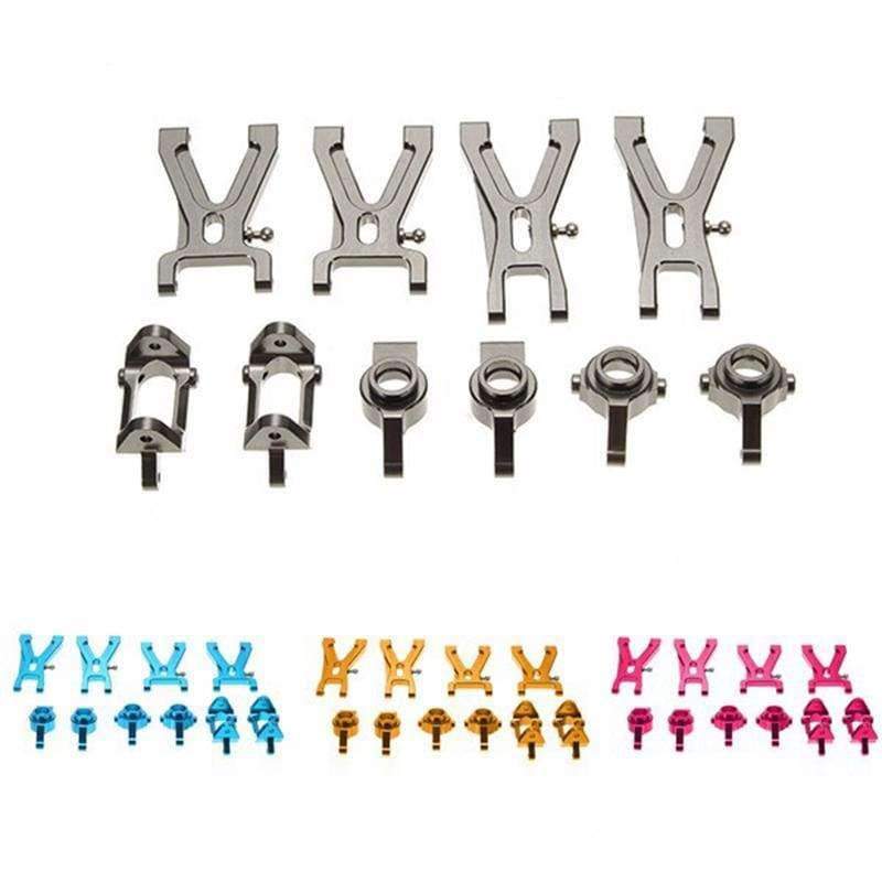 Planet Gates Grey Hot Sale WLtoys A959-B A979-B A969 A979 K929 Upgrade Metal Parts Package Suspension Arm Steering Wheel Hub