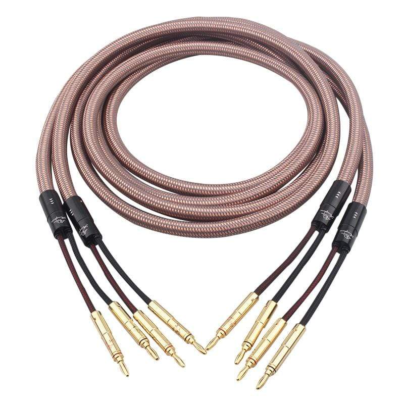 Planet Gates Grey Knight 40th Anniversary Edition HiFi Golden Voice Pure Copper Speaker Cable Main Audio Center Cable High Current