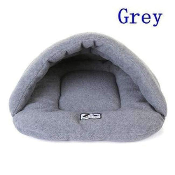 Planet Gates Grey / L 6 Colors Soft Polar Fleece Pet Mat Winter Warm Nest Pet Cat Small Dog Puppy Kennel Bed Sofa Sleeping Bag House Puppy Cave Bed